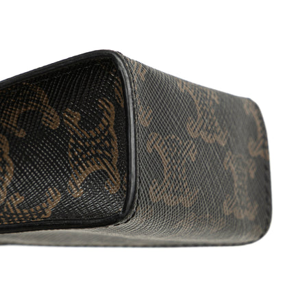 Celine – Ciondolo/Borsa Mini Triomphe in Tela Rivestita – Marrone (2021) - Etoilux