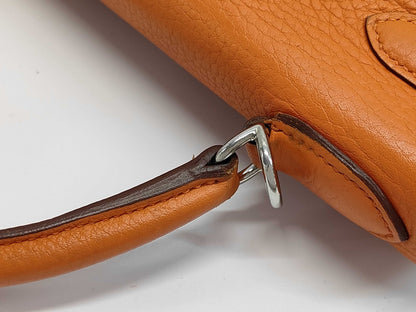 Hermès Kelly Retourne 28 Clémence Orange Palladium – 2010 - Etoilux