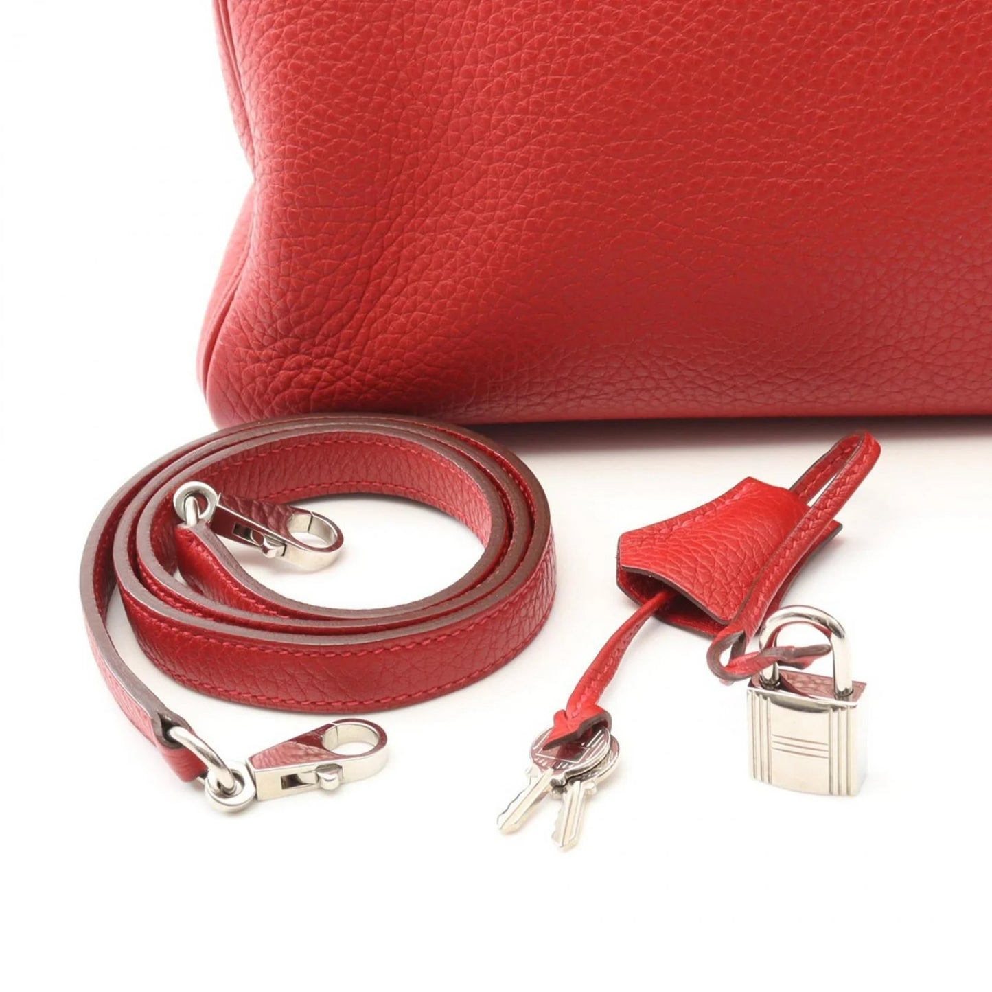 Hermès Kelly 35 in Pelle Taurillon Clémence Rosso – Palladio - Etoilux