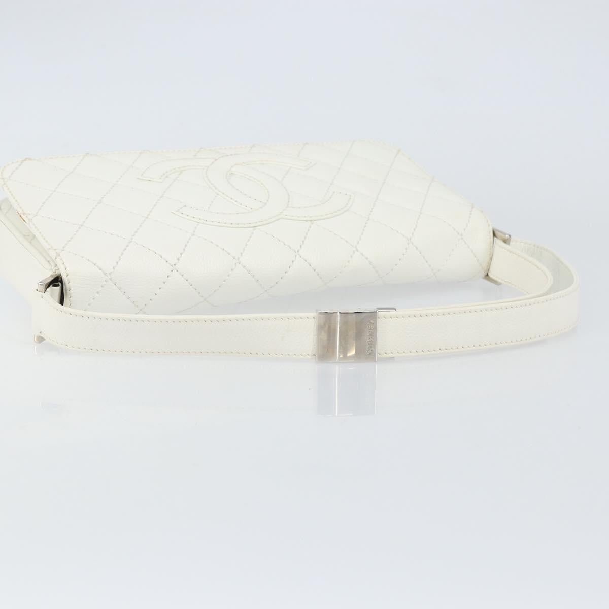 Chanel Timeless CC Shoulder Bag Pelle di Vitello Trapuntata Bianca – 29 cm - Etoilux