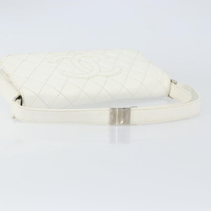 Chanel Timeless CC Shoulder Bag Pelle di Vitello Trapuntata Bianca – 29 cm - Etoilux