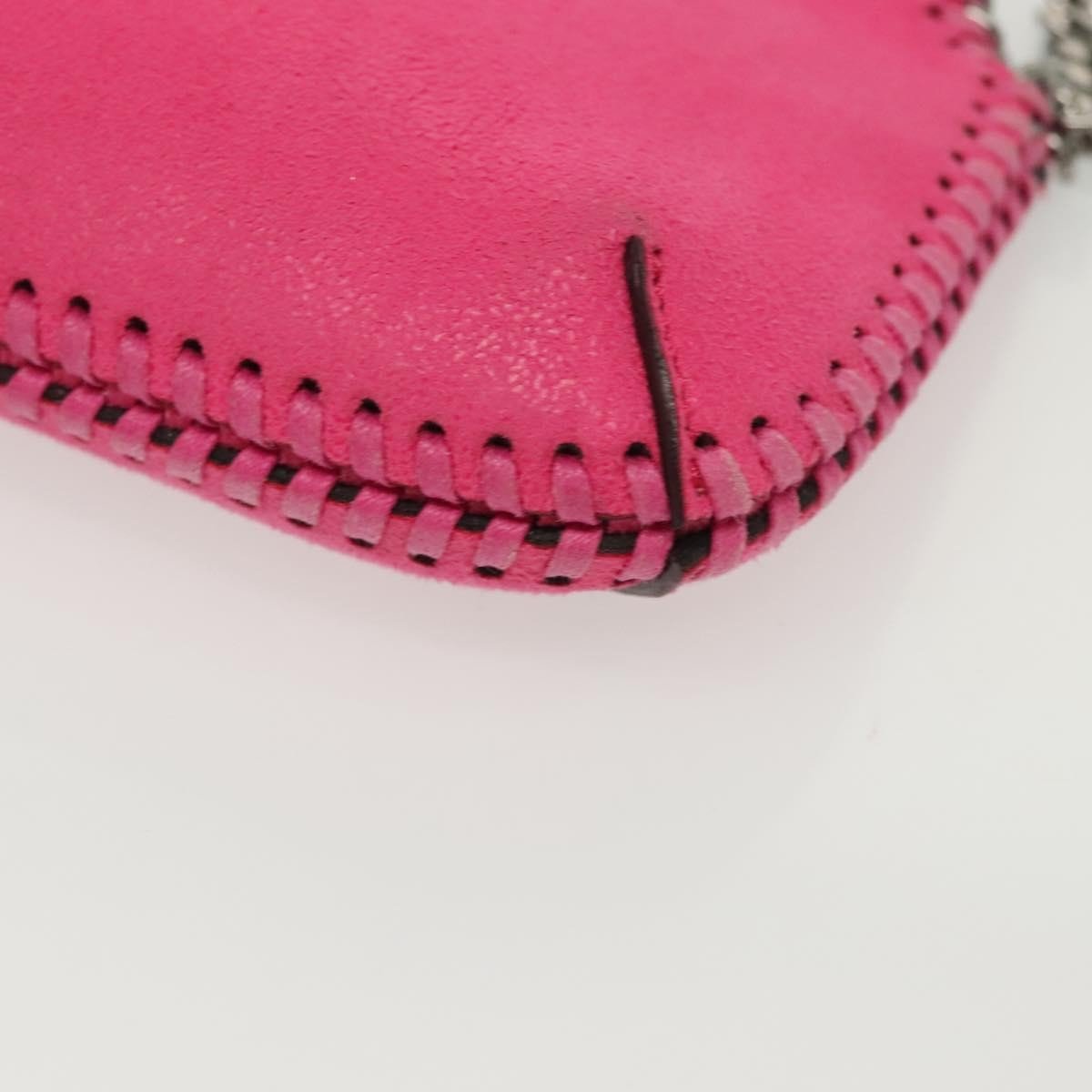 Stella McCartney Falabella Mini Tote Shaggy Deer Fuchsia Hardware Ruthenium - Etoilux