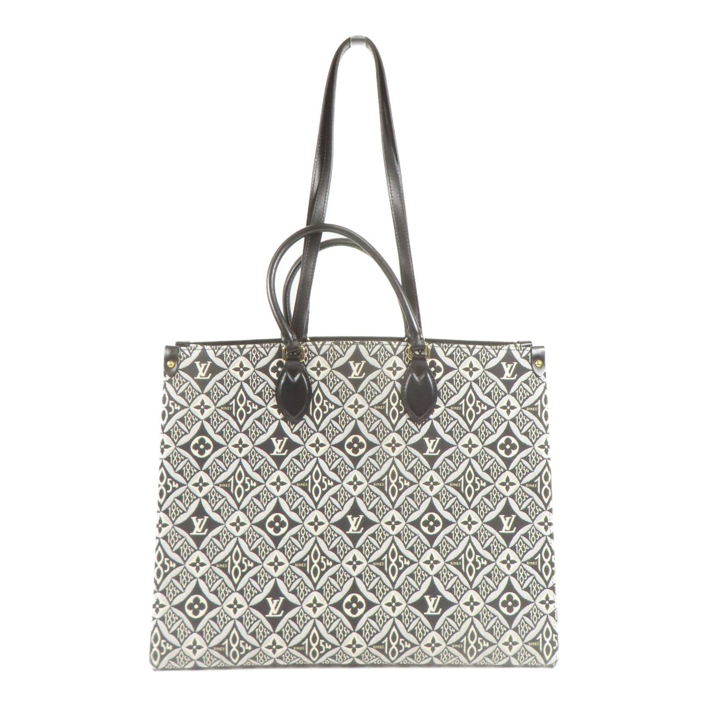 Louis Vuitton OnTheGo GM – Monogram Jacquard Since 1854 Noir/Blanc – 41 cm - Etoilux