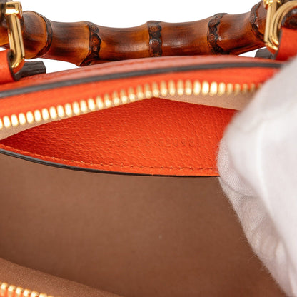 Gucci Bamboo Diana Mini – Arancio (2016–2025) - Etoilux