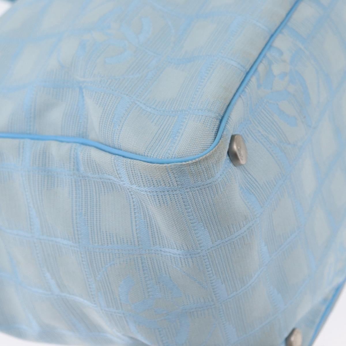 Chanel Travel Line Tote Media in Nylon – Blu Cielo - Etoilux