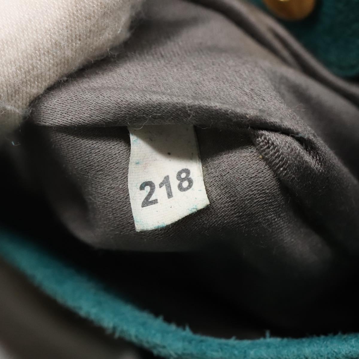 Miu Miu – Borsa a tracolla in pelle scamosciata blu - Etoilux