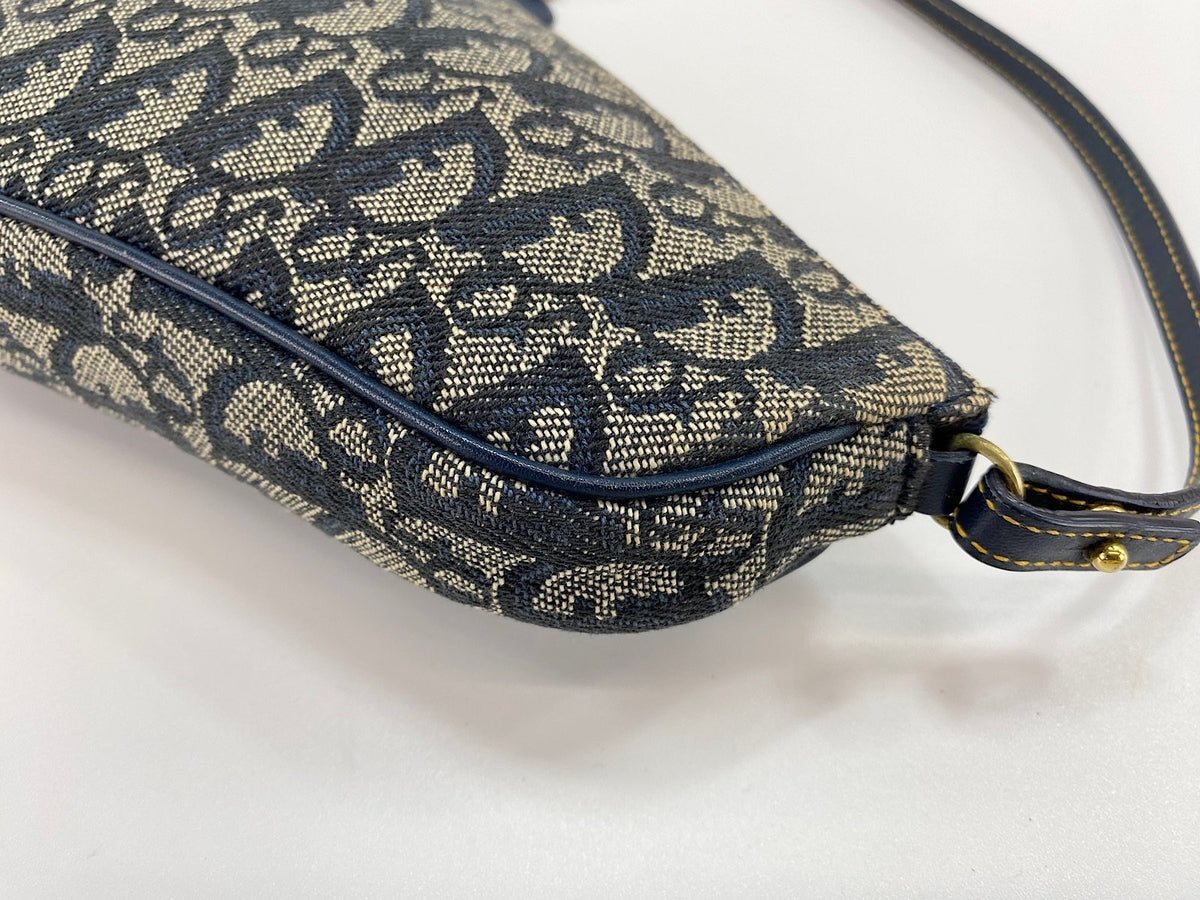 Dior Borsa in Tela Blu Navy - Etoilux