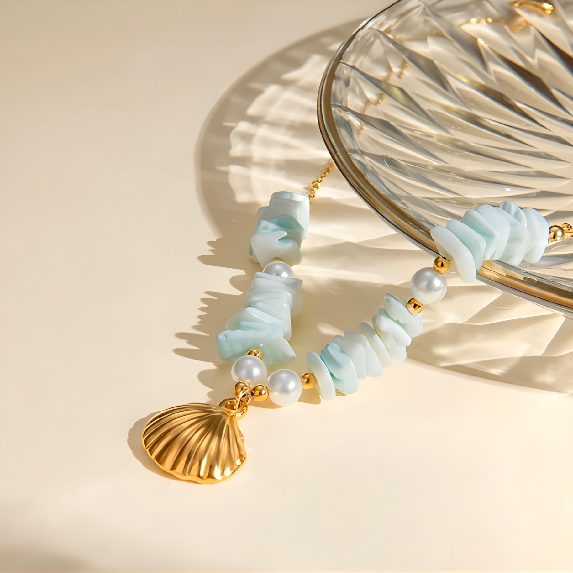 BEHI SHELL NECKLACE - Etoilux