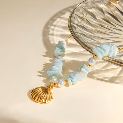 BEHI SHELL NECKLACE - Etoilux