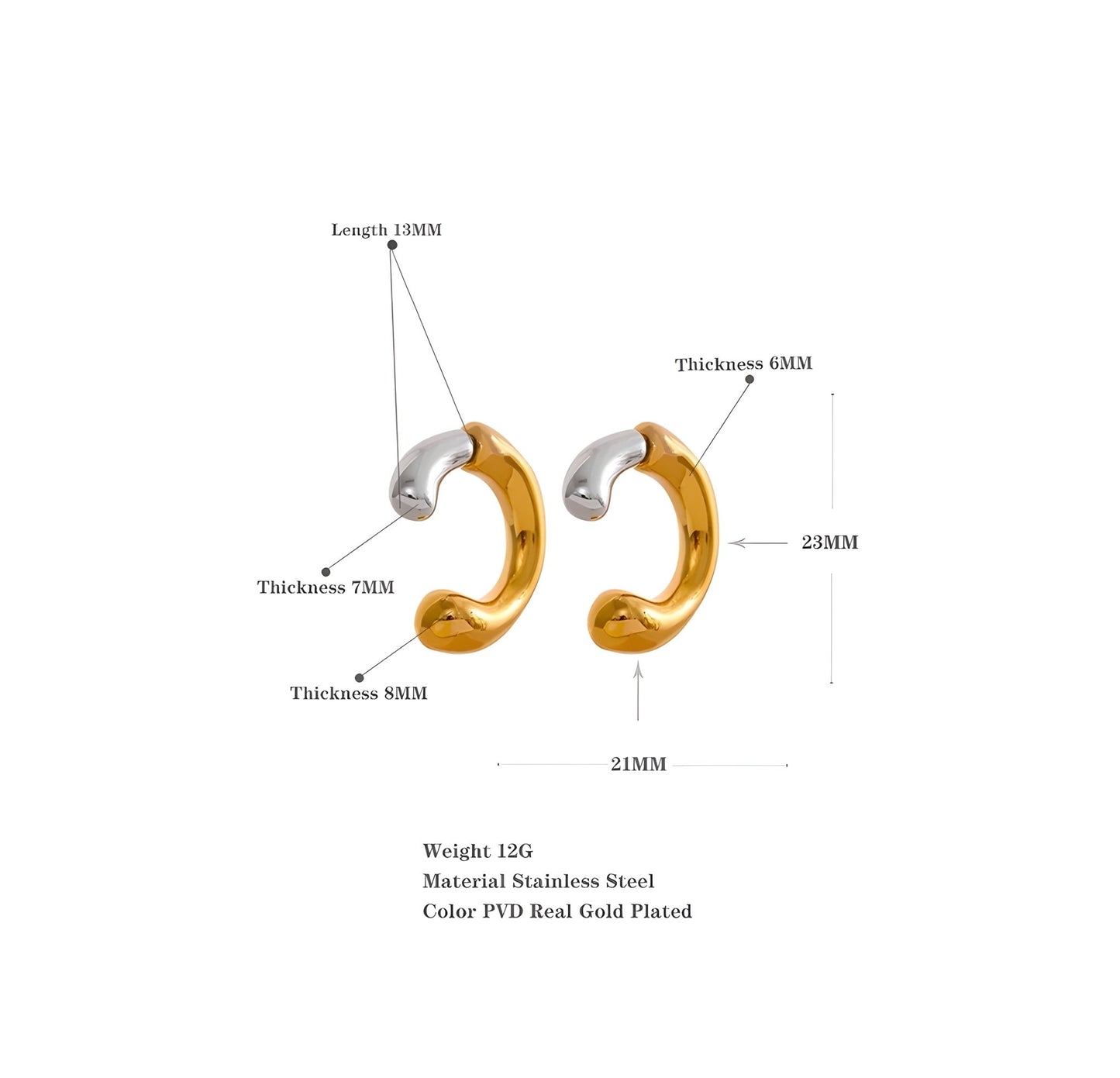 BEHI DAFNE EARRINGS - Etoilux