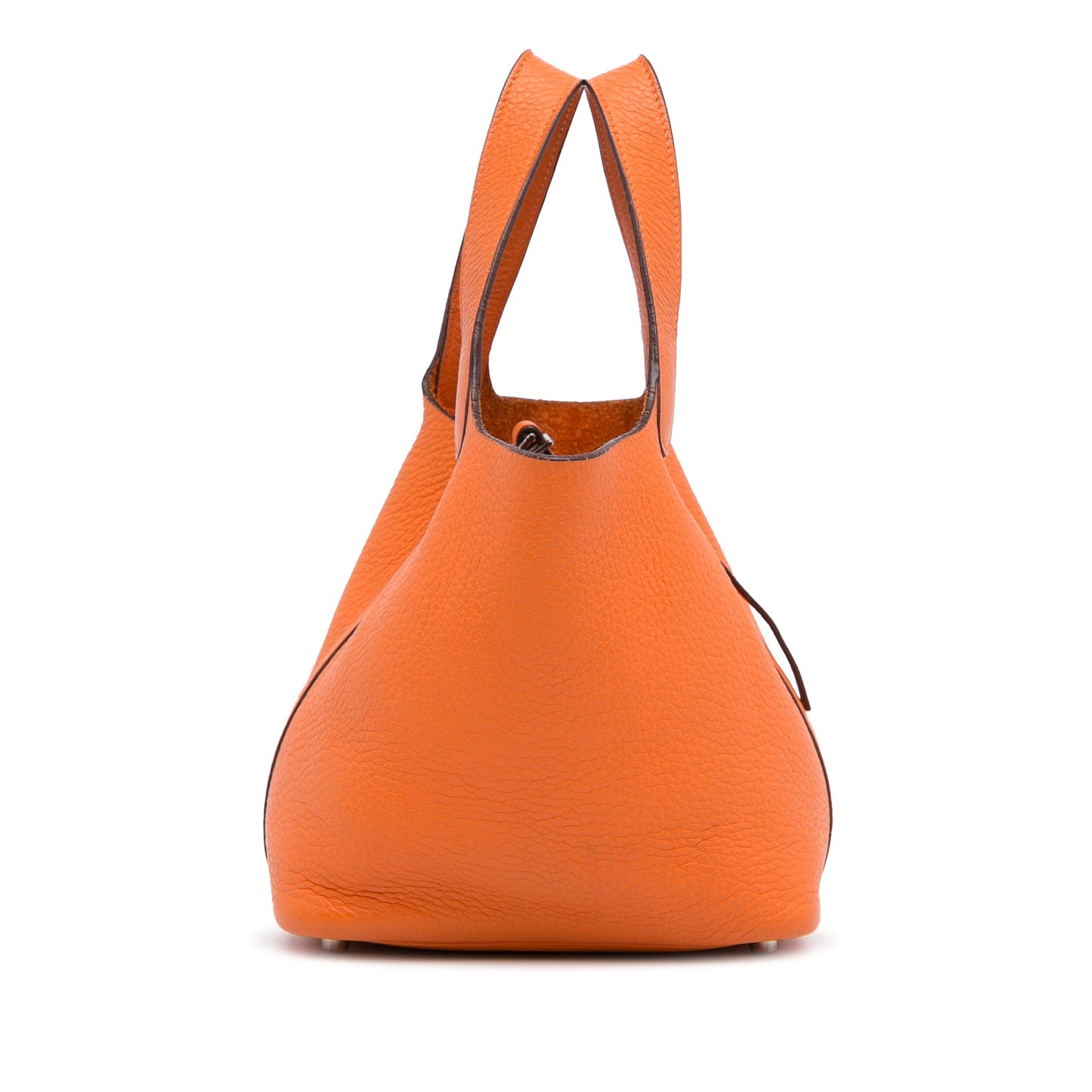 Hermès – Picotin Lock 18 in pelle di vitello arancione – 2004 - Etoilux