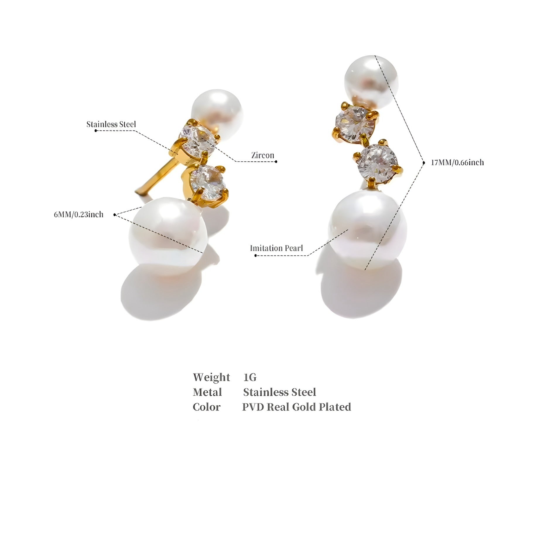 BEHI DIANA EARRINGS - Etoilux