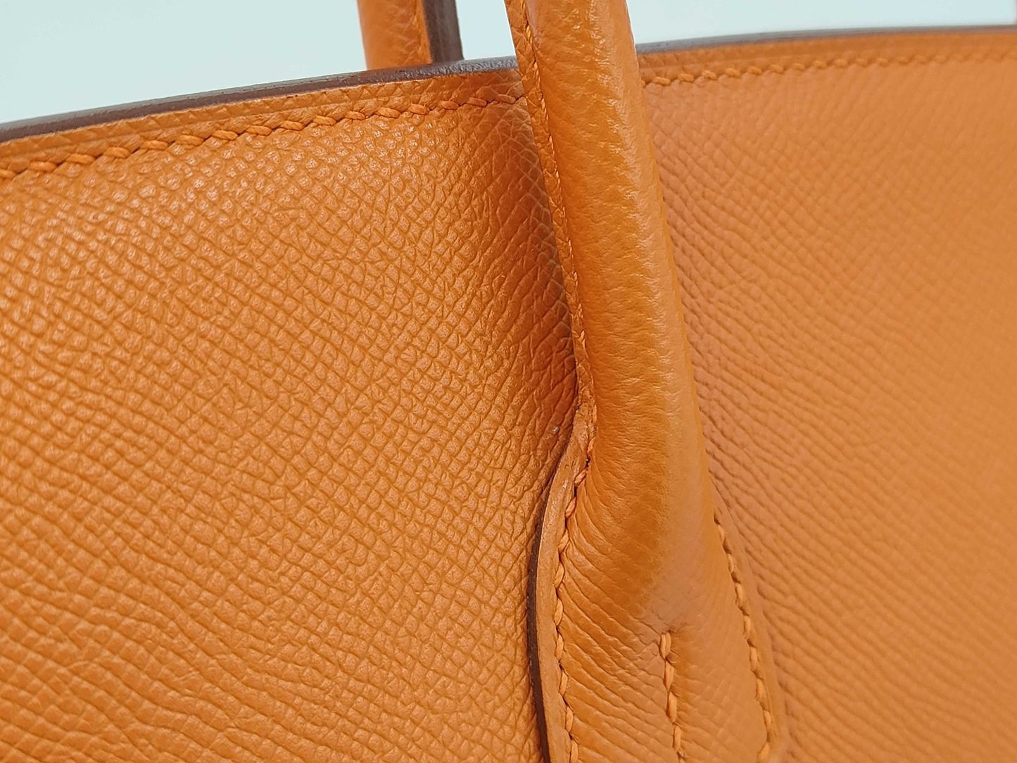 Hermès Birkin 35 Pelle Epsom Orange H Hardware Palladio – 2013 - Etoilux