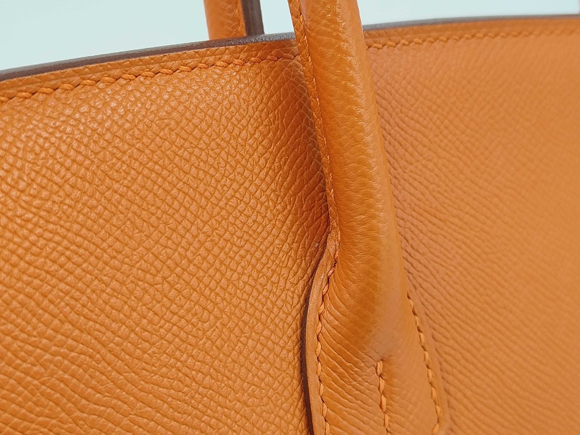 Hermès Birkin 35 Pelle Epsom Orange H Hardware Palladio – 2013 - Etoilux
