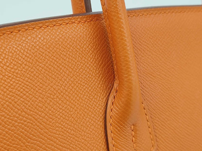 Hermès Birkin 35 Pelle Epsom Orange H Hardware Palladio – 2013 - Etoilux
