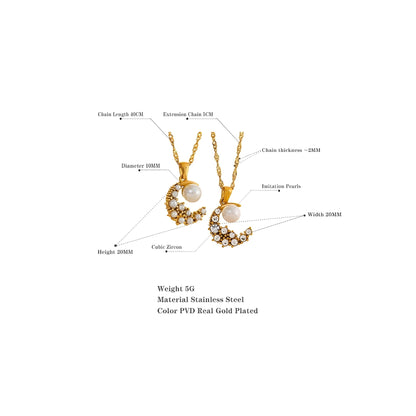 BEHI LUNA NECKLACE - Etoilux