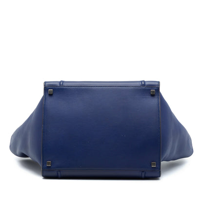 Céline Phantom Luggage Medium Pelle Blu Navy – 2013 - Etoilux