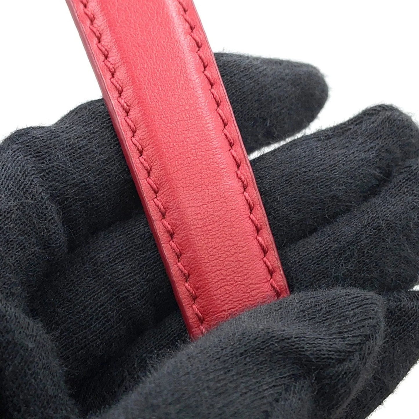 Prada Canapa e Rattan Bucket Bag Rosso – Medium - Etoilux