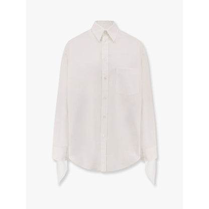 Balenciaga – Camicia Oversize in Cotone con Dettagli Annodati - Etoilux