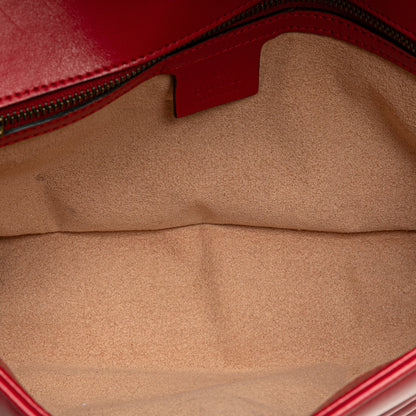Gucci GG Marmont Small – Pelle Matelassé Rossa - Etoilux