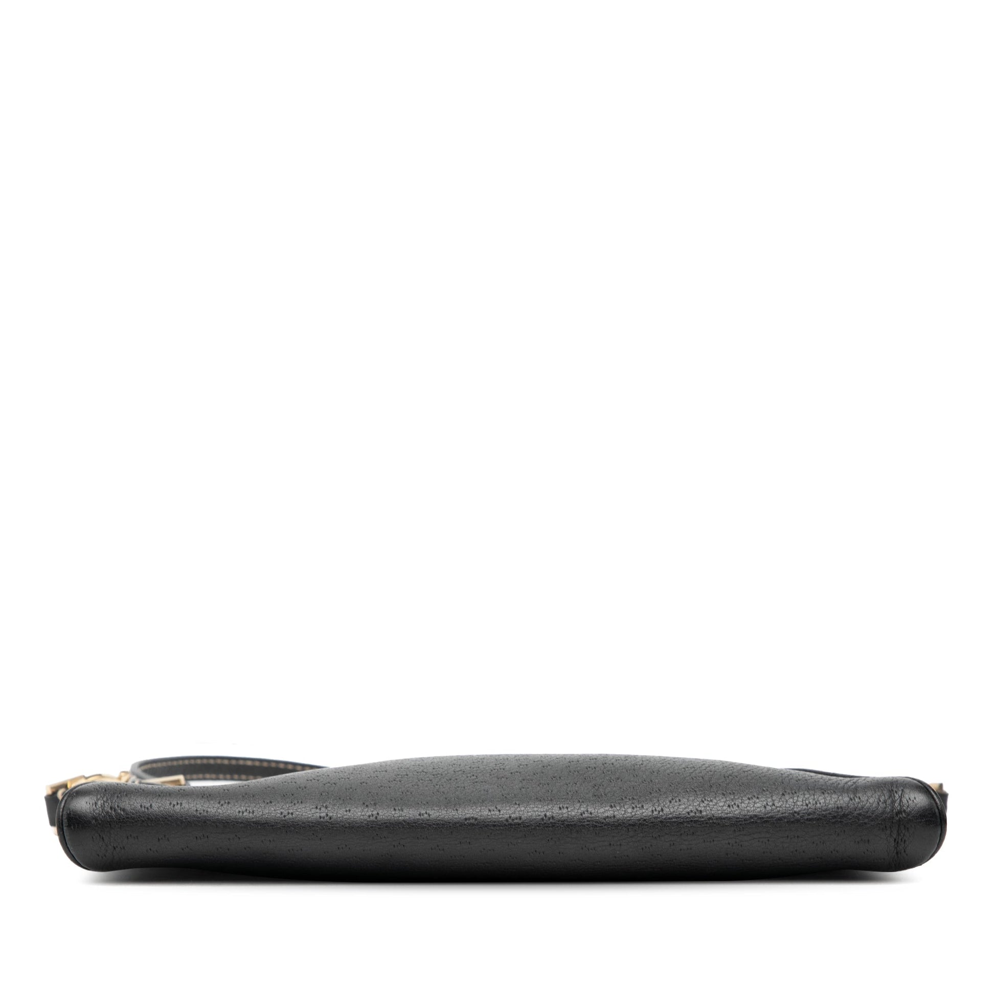 Salvatore Ferragamo – Borsa a tracolla Gancini in pelle nera - Etoilux