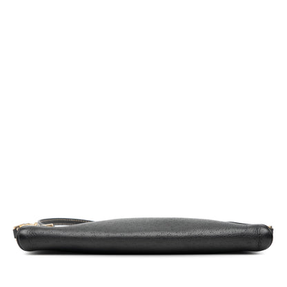 Salvatore Ferragamo – Borsa a tracolla Gancini in pelle nera - Etoilux