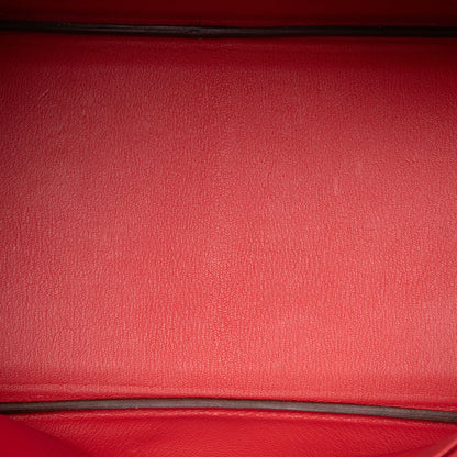 Hermès Birkin 35 Rouge Casaque Pelle Epsom Palladio (2010) – 35 cm - Etoilux