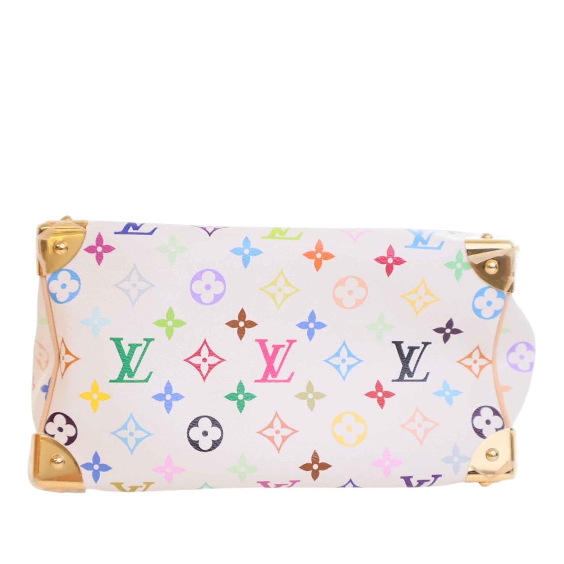 Louis Vuitton x Takashi Murakami Speedy Bandoulière 25 – Monogram Multicolore Bianco - Etoilux