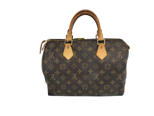 Louis Vuitton Speedy 30 Monogram Canvas Vachetta Patinato 1998 — Vintage - Etoilux