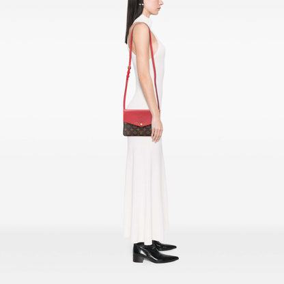 Louis Vuitton Twice Monogram / Taurillon Rouge – 23 cm - Etoilux