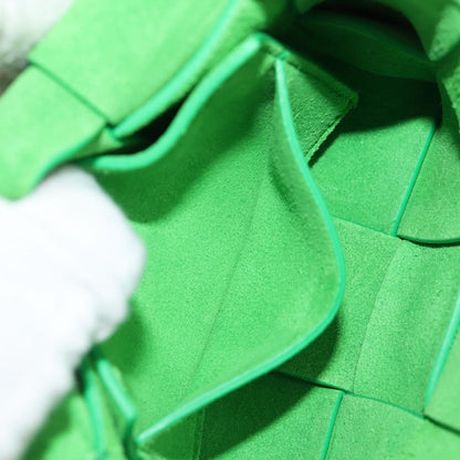 Bottega Veneta Cassette Mini Maxi Intrecciato Bianco/Verde – 12 cm - Etoilux