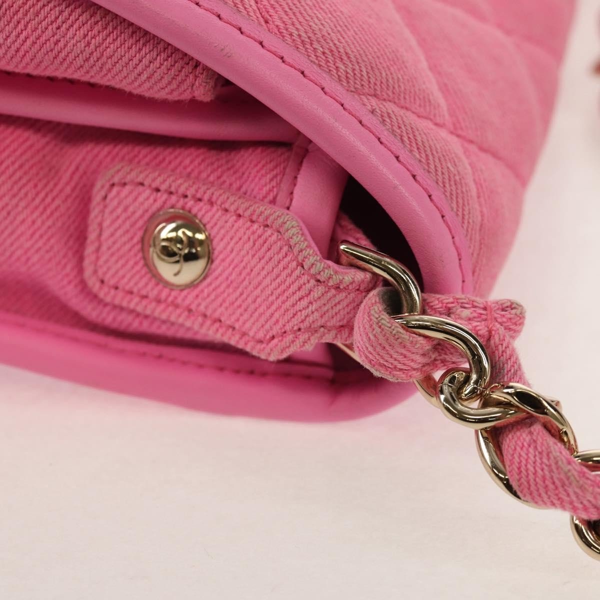 Chanel Small Flap Bag Denim Trapuntato Rosa – 20 cm - Etoilux