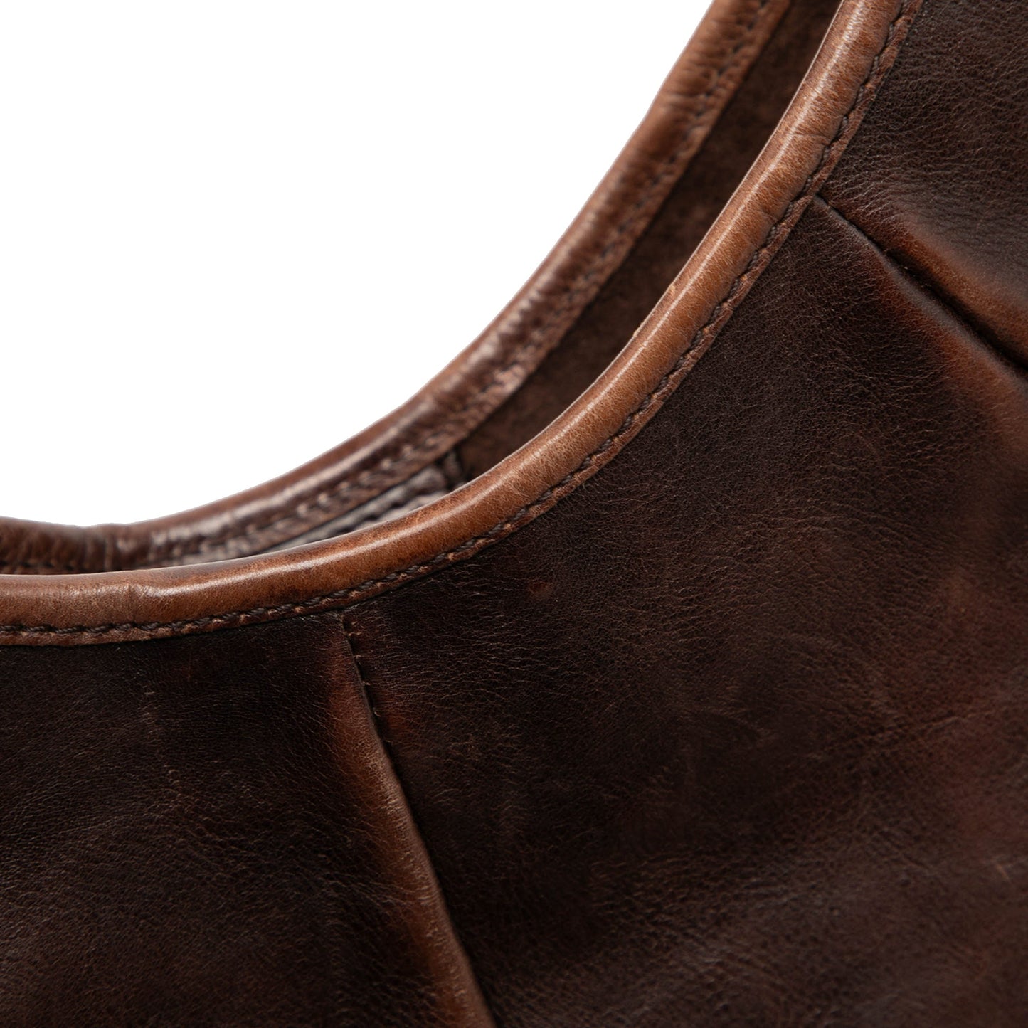 Yves Saint Laurent Rive Gauche Mombasa Pelle di Vitello Marrone – 35 cm - Etoilux