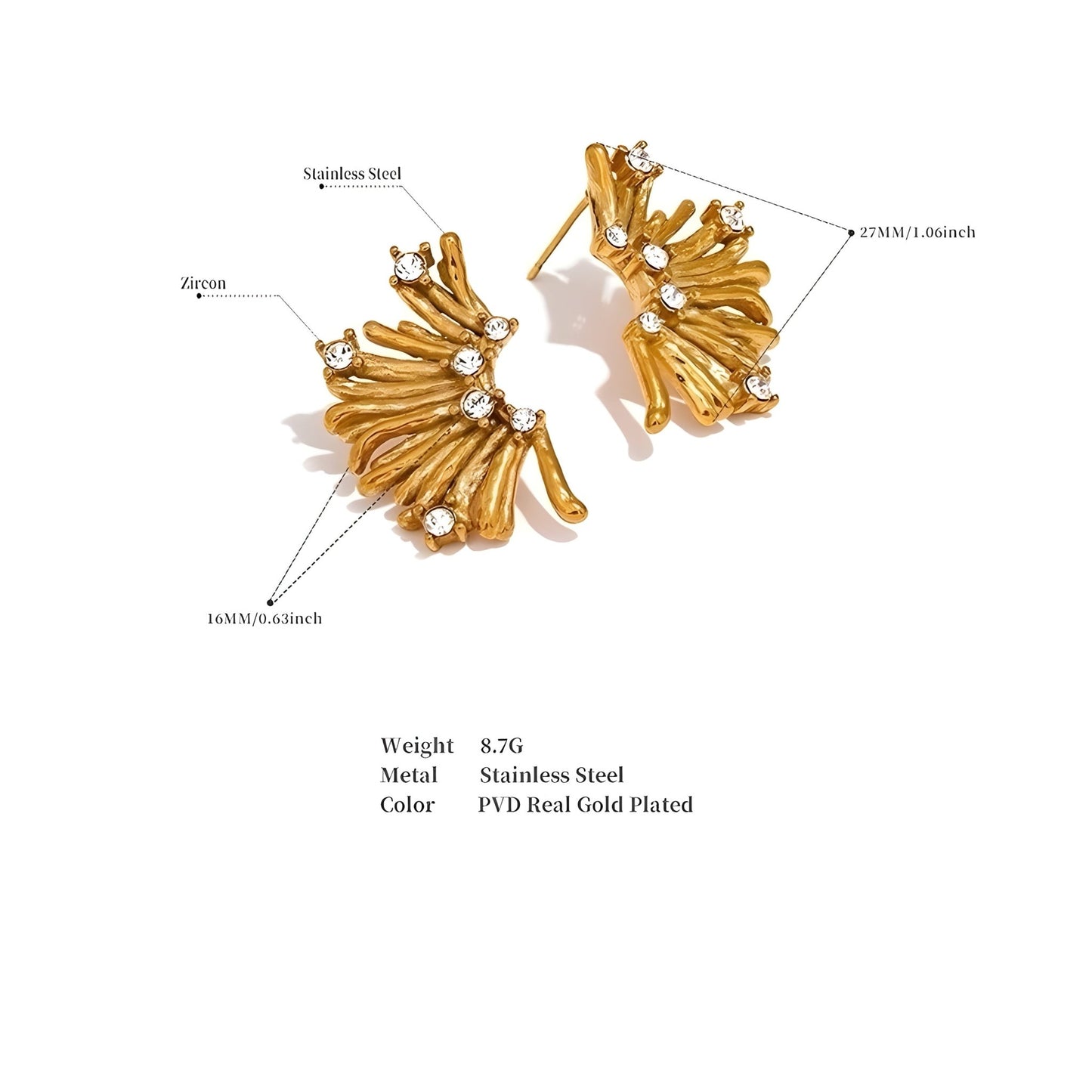 BEHI ARTYMAN EARRINGS - Etoilux