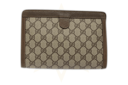 Gucci Pochette Vintage in tela GG Supreme con Web – Iconica & Unisex - Etoilux