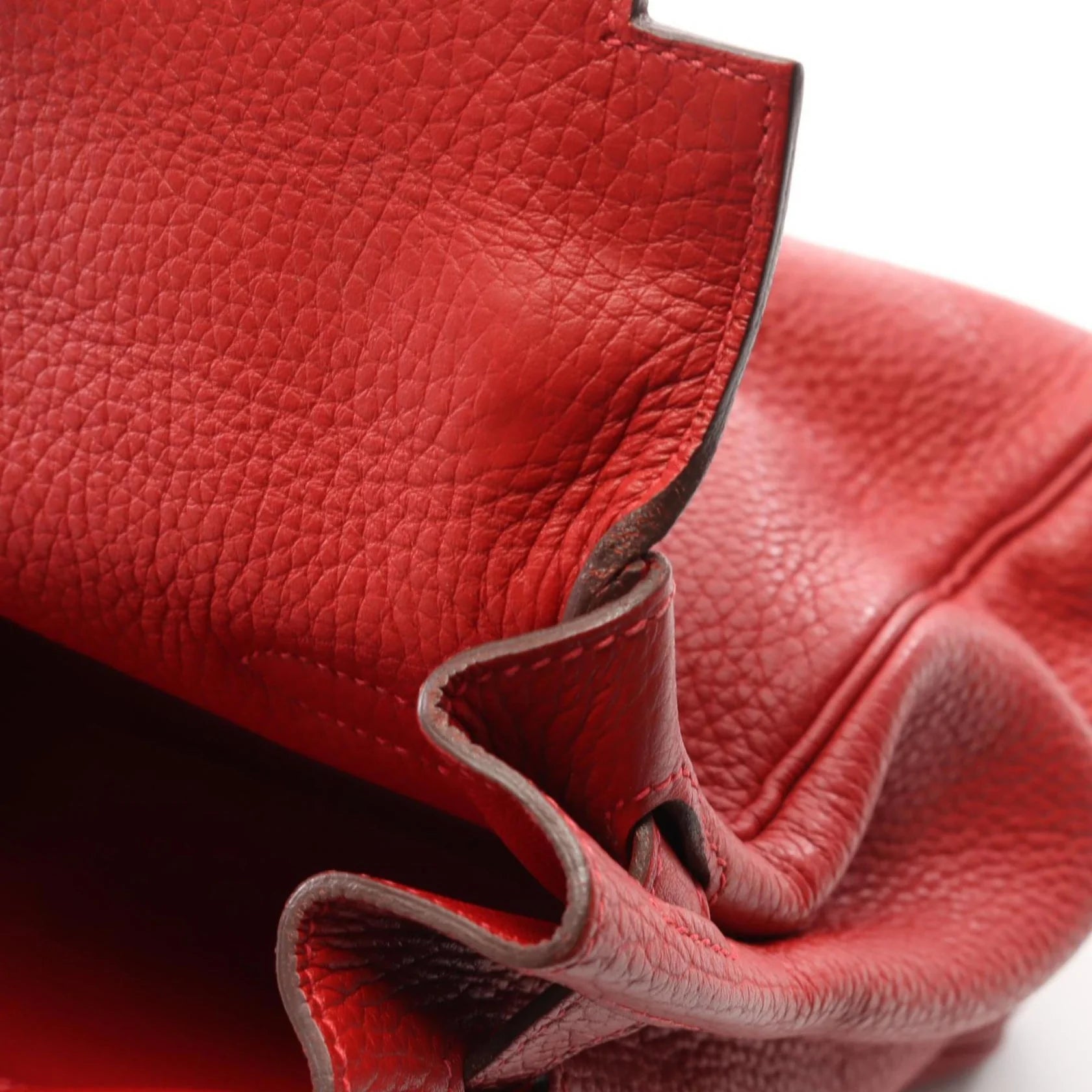 Hermès Kelly 35 in Pelle Taurillon Clémence Rosso – Palladio - Etoilux