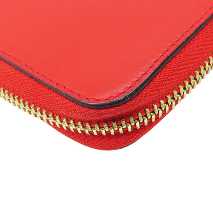 Loewe Puzzle Zip Around Wallet Vitello Liscio Rosso Scarlet - Etoilux