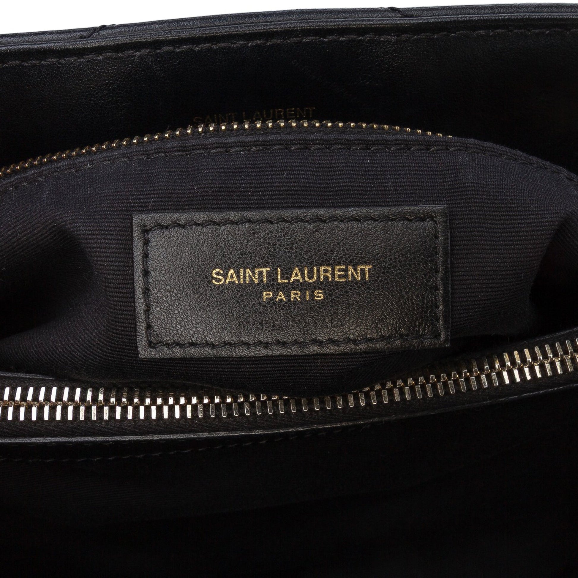 SAINT LAURENT – LouLou Medium in pelle matelassé nera (2020) - Etoilux
