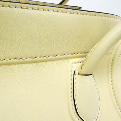 CELINE Luggage Micro Tote in pelle liscia avorio - Etoilux