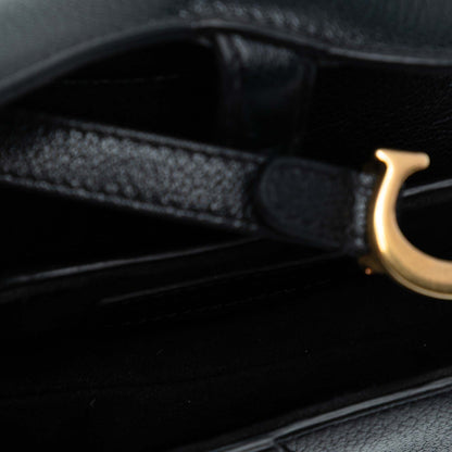 Dior Saddle Micro in Pelle di Capra Nera – 2021 - Etoilux