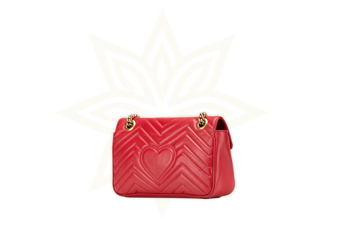 Gucci GG Marmont Small – Pelle Matelassé Rossa - Etoilux
