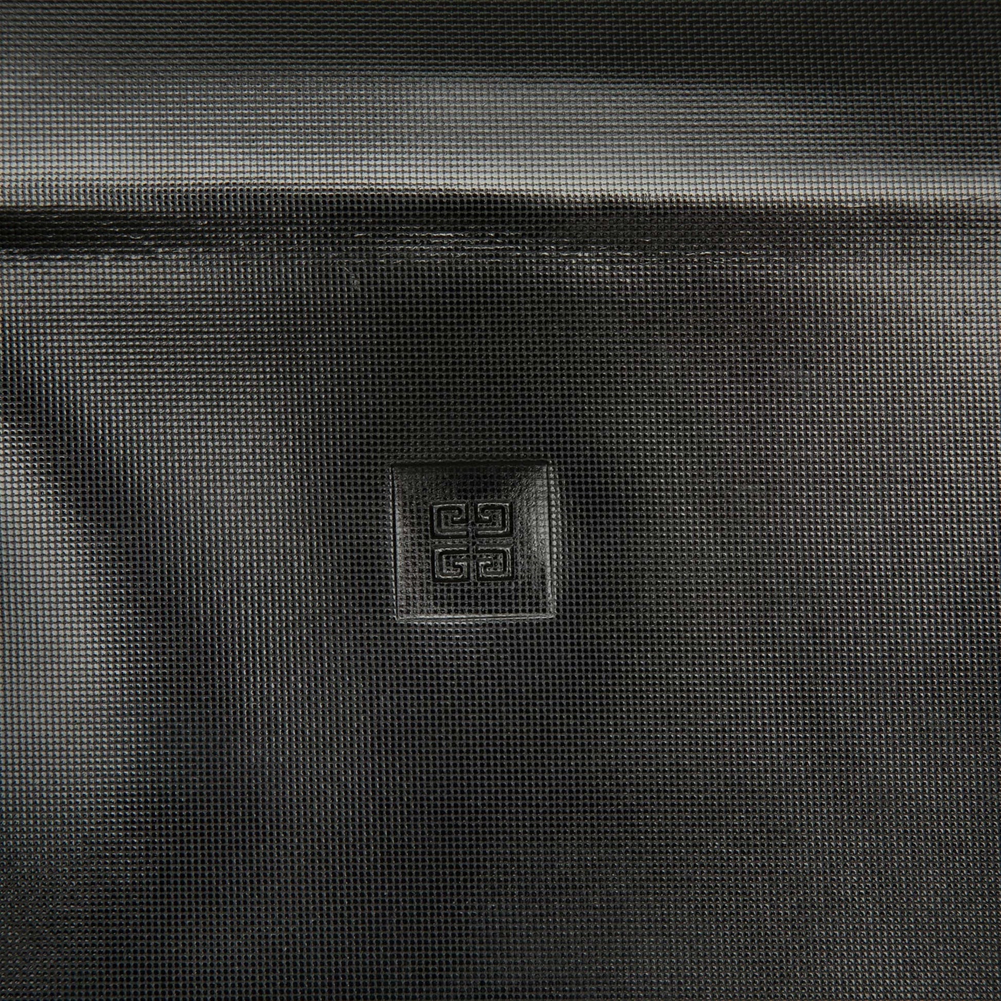 Givenchy Borsa a Mano Canvas Tecnico Nero con Logo 4G — Small - Etoilux