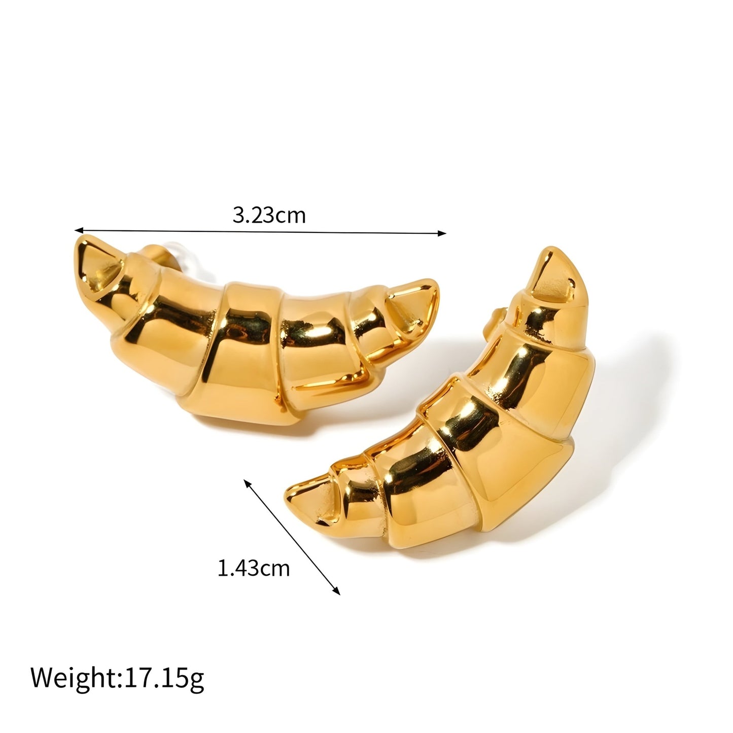 BEHI CORNETTO EARRINGS - Etoilux