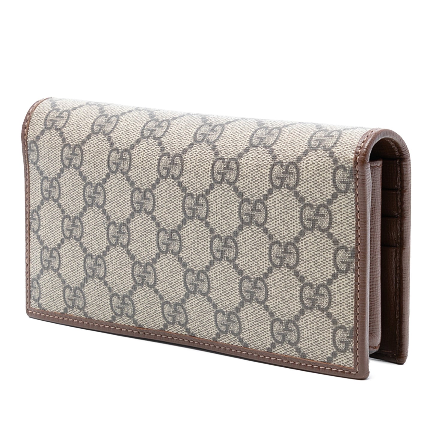 Gucci – Portafoglio GG Supreme Horsebit 1955 con catena - Etoilux