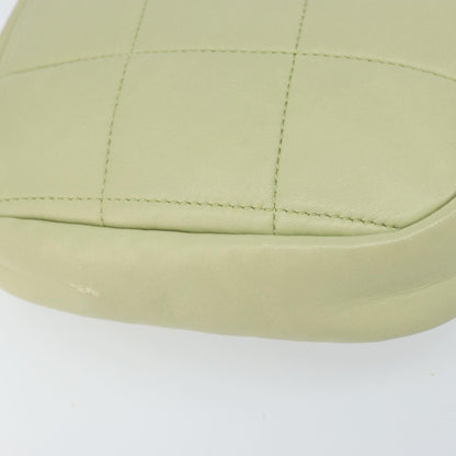 Chanel Diamond Mini Bag Pelle di Agnello Verde Menta – 18 cm - Etoilux
