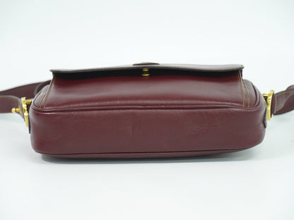 Cartier Must de Cartier Bordeaux in Pelle – Crossbody Vintage - Etoilux
