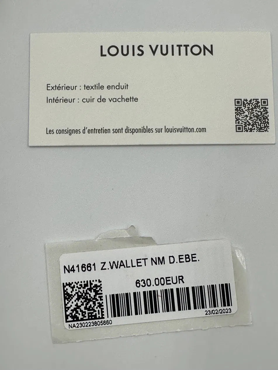 Louis Vuitton Portafoglio Zippy NM Damier Ebène 2023 - Etoilux