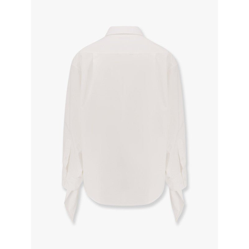 Balenciaga – Camicia Oversize in Cotone con Dettagli Annodati - Etoilux