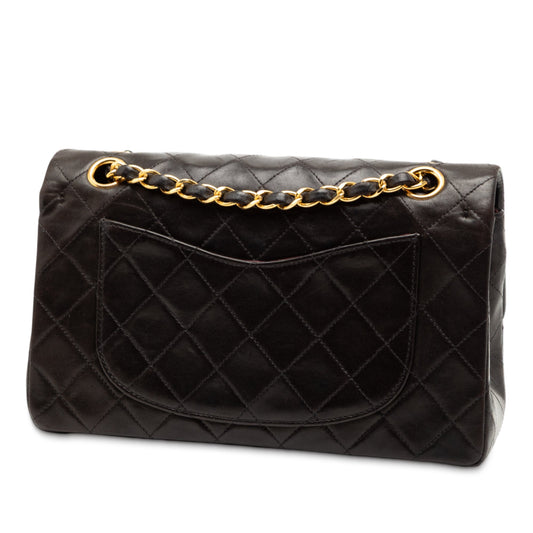 Chanel Classic Flap Small Double Flap – Pelle di Agnello Nera - Etoilux