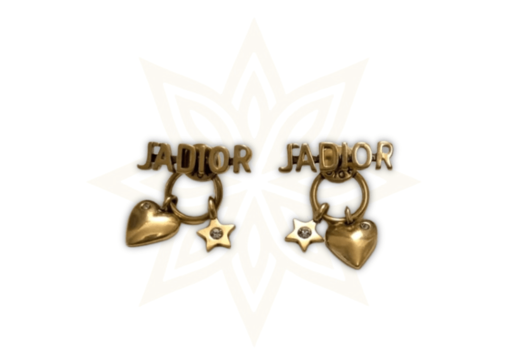 Orecchini Dior "J'ADIOR" con Charms Cuore & Stella - Etoilux